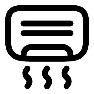 Condicioner Icon from Solar Linear Set