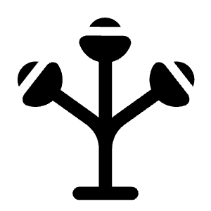 Floor Lamp Icon from Solar Bold Set
