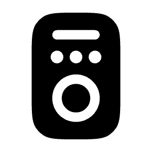 Remote Controller Icon from Solar Bold Set