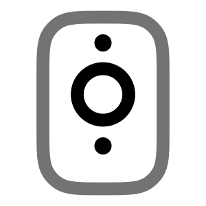Remote Controller Minimalistic Icon from Solar Line Duotone Set