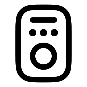 Remote Controller Icon from Solar Linear Set