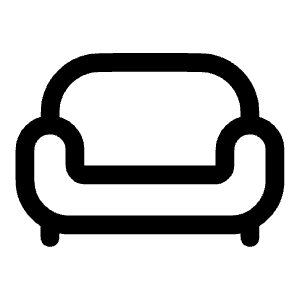 Sofa Icon from Solar Linear Set