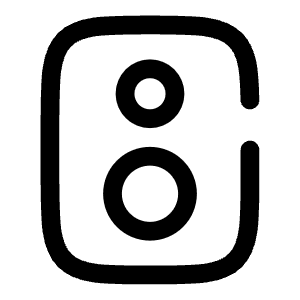 Speaker Icon from Solar Broken Set