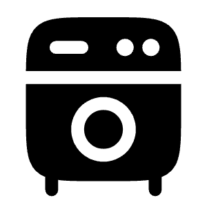 Washing Machine Icon from Solar Bold Set