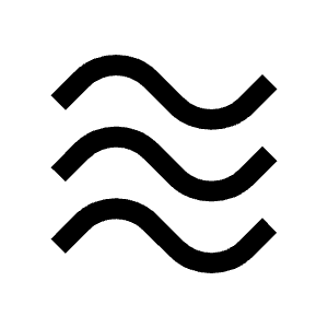 Airwave Icon from Sharp Line - Material Symbols Set