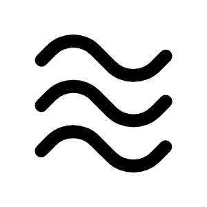 Airwave Fill Icon from Rounded Fill - Material Symbols Set