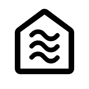 Aq Indoor Icon from Rounded Line - Material Symbols Set