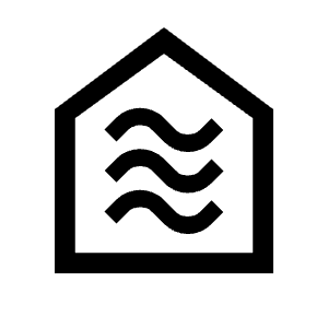 Aq Indoor Icon from Sharp Line - Material Symbols Set