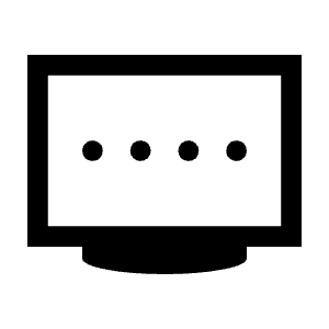 Assistant On Hub Icon from Sharp Line - Material Symbols Set