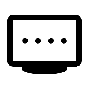 Assistant On Hub Icon from Rounded Line - Material Symbols Set