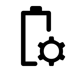 Battery Profile Icon from Rounded Line - Material Symbols Set