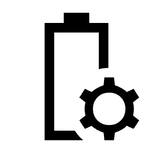 Battery Profile Icon from Sharp Line - Material Symbols Set
