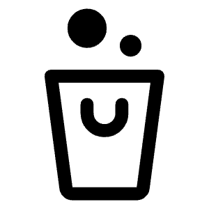 Cleaning Bucket Icon from Rounded Line - Material Symbols Set