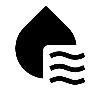 Cool To Dry Fill Icon from Sharp Fill - Material Symbols Set