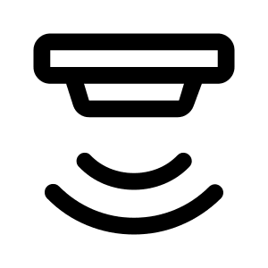 Detector Icon from Rounded Line - Material Symbols Set