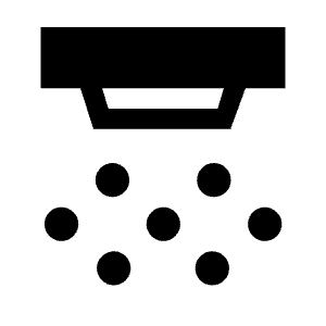 Detector Co Fill Icon from Sharp Fill - Material Symbols Set