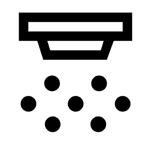 Detector Co Icon from Sharp Line - Material Symbols Set