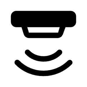 Detector Fill Icon from Rounded Fill - Material Symbols Set