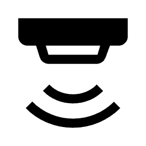 Detector Fill Icon from Outlined Fill - Material Symbols Set
