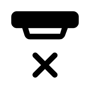 Detector Offline Fill Icon from Rounded Fill - Material Symbols Set