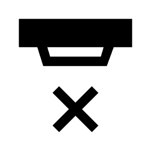 Detector Offline Fill Icon from Sharp Fill - Material Symbols Set