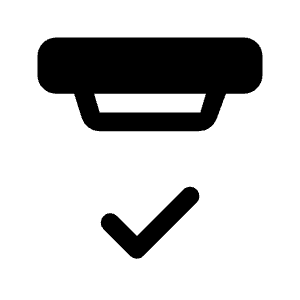 Detector Status Fill Icon from Rounded Fill - Material Symbols Set