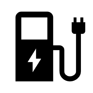 Ev Charger Fill Icon from Outlined Fill - Material Symbols Set