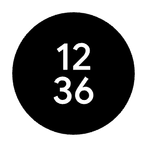 Farsight Digital Fill Icon from Outlined Fill - Material Symbols Set