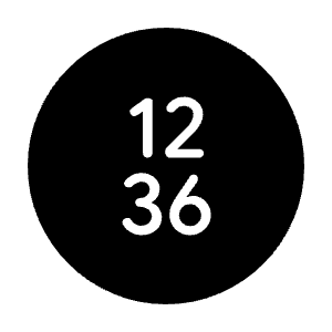 Farsight Digital Fill Icon from Rounded Fill - Material Symbols Set