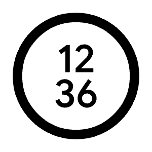 Farsight Digital Icon from Sharp Line - Material Symbols Set