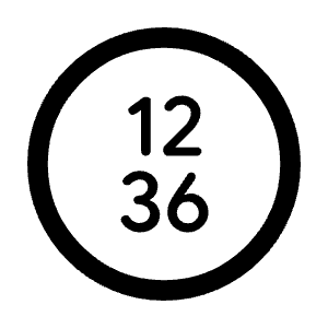 Farsight Digital Icon from Rounded Line - Material Symbols Set