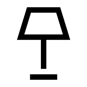 Floor Lamp Icon from Sharp Line - Material Symbols Set