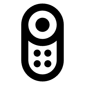 Google Tv Remote Icon from Rounded Line - Material Pro Free Set