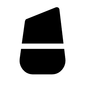 Home Speaker Fill Icon from Outlined Fill - Material Symbols Set