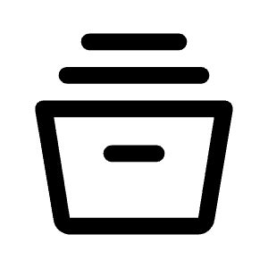 Home Storage Icon from Rounded Line - Material Symbols Set