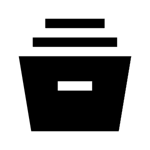 Home Storage Fill Icon from Sharp Fill - Material Symbols Set