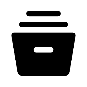 Home Storage Fill Icon from Rounded Fill - Material Symbols Set