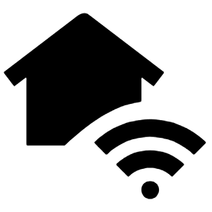 Home Wifi Fill Icon from Outlined Fill - Streamline Material Free Set