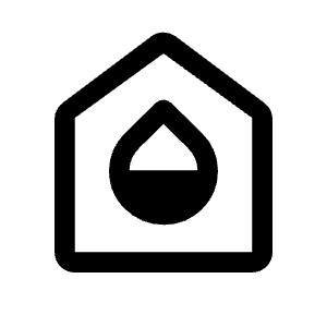 Humidity Indoor Icon from Rounded Line - Material Symbols Set