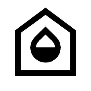 Humidity Indoor Icon from Outlined Line - Material Symbols Set