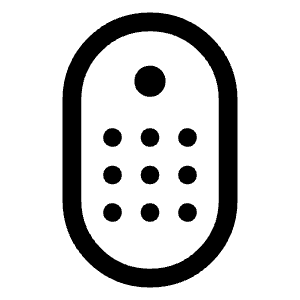 Mfg Nest Yale Lock Icon from Rounded Line - Material Symbols Set