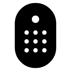 Mfg Nest Yale Lock Fill Icon from Outlined Fill - Material Symbols Set