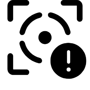 Motion Sensor Alert Icon from Rounded Line - Material Symbols Set
