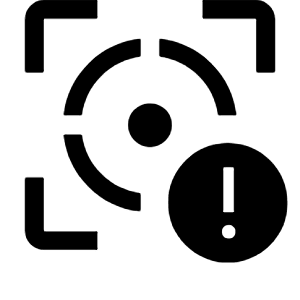Motion Sensor Alert Icon from Outlined Line - Material Symbols Set