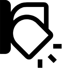 Nest Cam Floodlight Icon from Rounded Line - Material Symbols Set