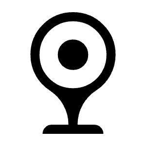 Nest Cam Indoor Fill Icon from Rounded Fill - Material Symbols Set