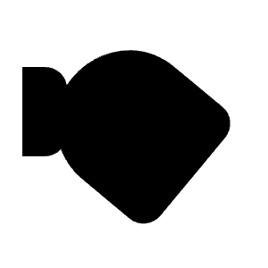 Nest Cam Outdoor Fill Icon from Rounded Fill - Material Symbols Set