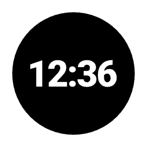 Nest Clock Farsight Digital Fill Icon from Sharp Fill - Streamline Material Free Set