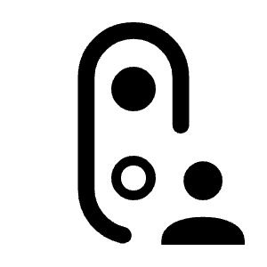 Nest Doorbell Visitor Icon from Rounded Line - Material Symbols Set