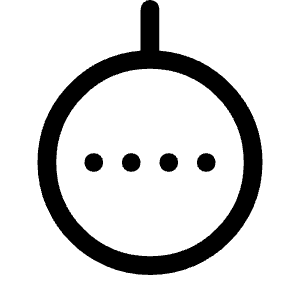 Nest Mini Icon from Sharp Line - Material Symbols Set